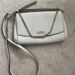 Kate Spade cream Crossbody Bag with Chain Detail